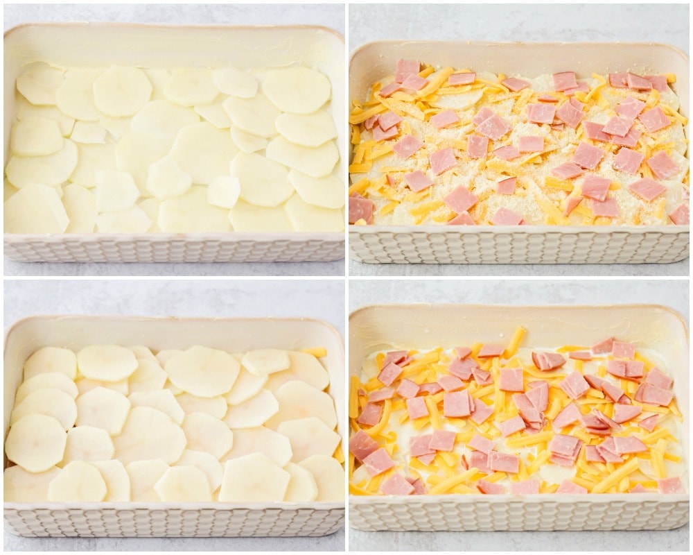 Scalloped Potatoes and Ham process pic