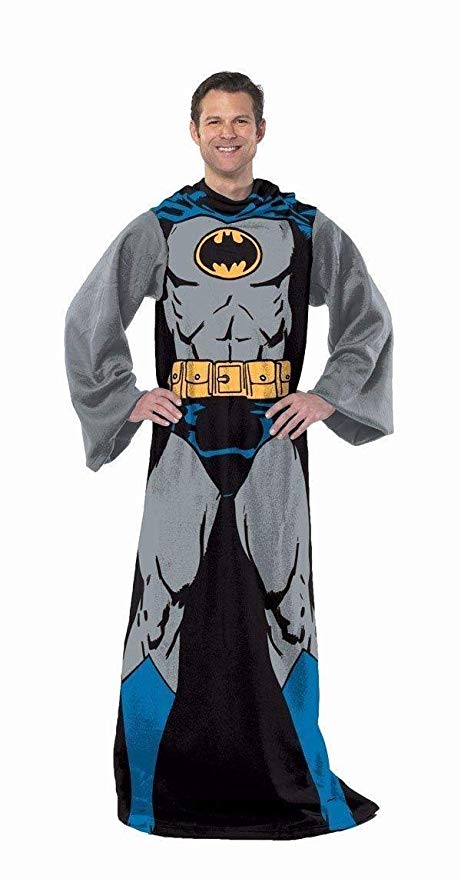 Batman throw blanket from Amazon.