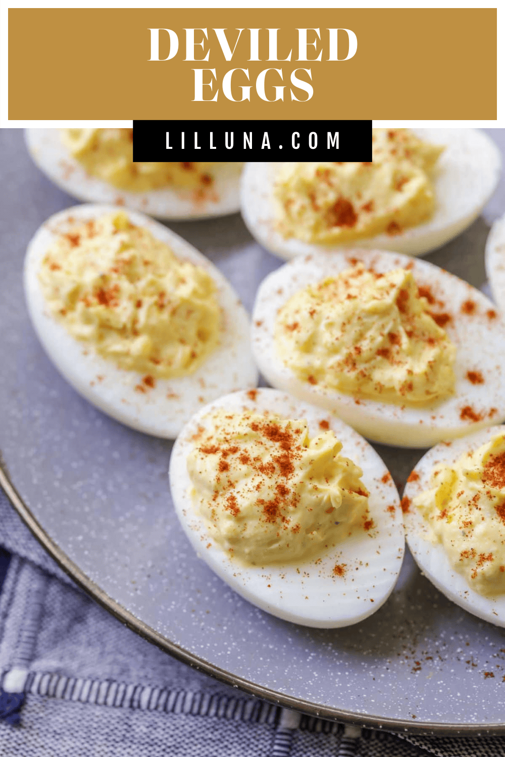 The Best Deviled Eggs Recipe | Lil' Luna