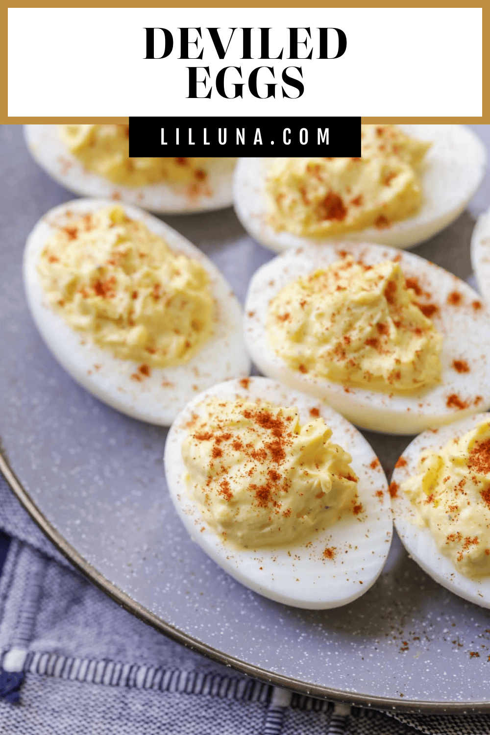 The Best Deviled Eggs Recipe | Lil' Luna