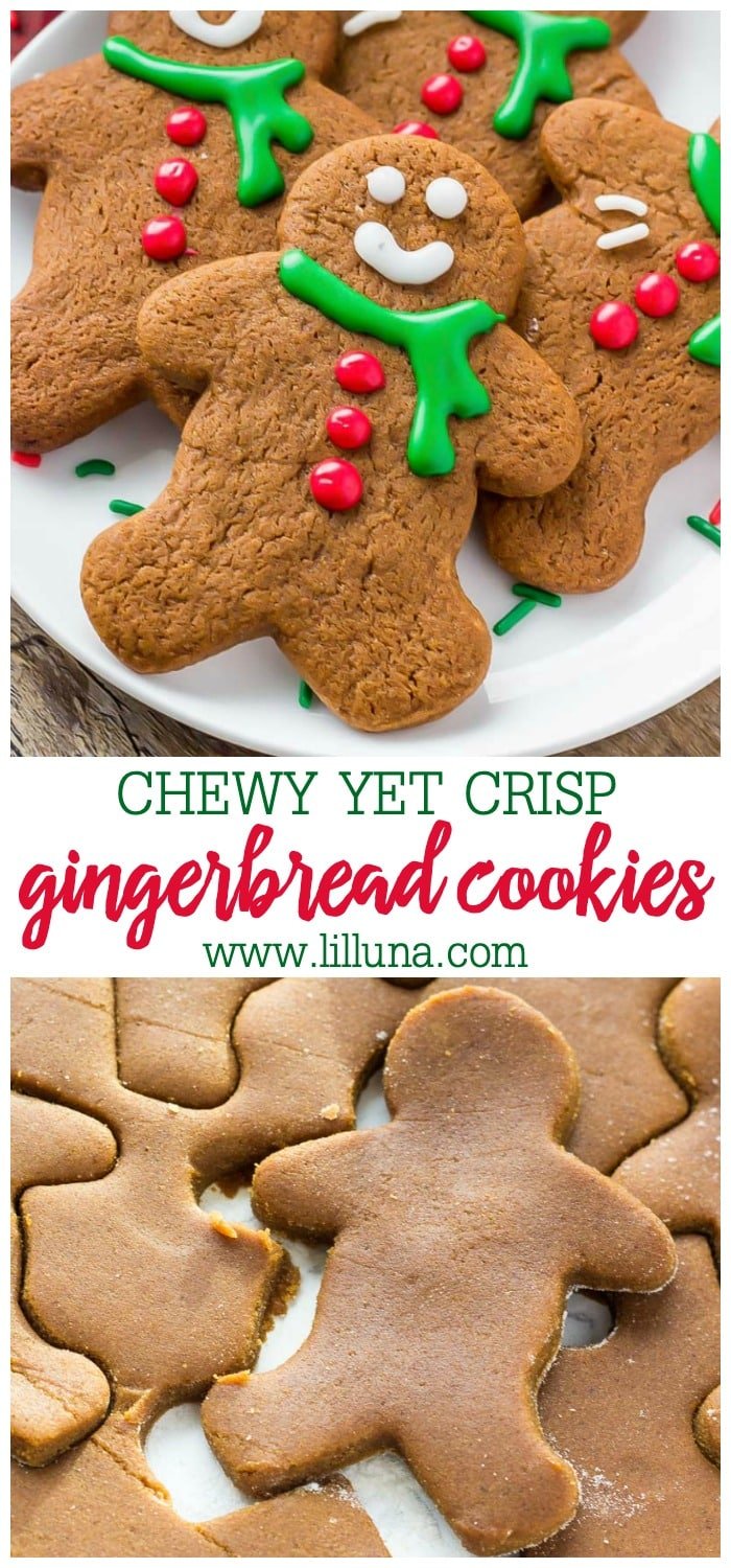 Soft Gingerbread Cookie Recipe (+VIDEO) Lil' Luna