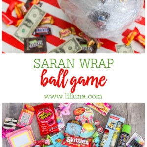 Saran Wrap Candy Ball Game for Holiday School Parties - Arts and Bricks