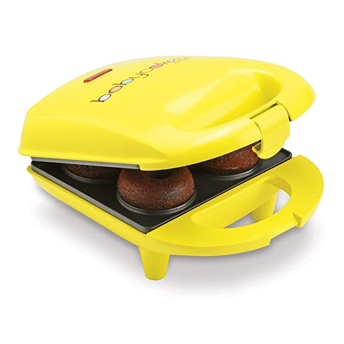 Yellow electric donut maker from Amazon.