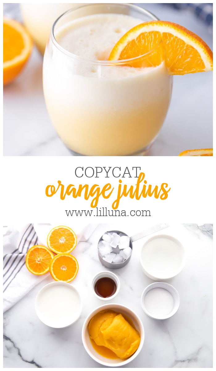 Orange Julius {Copycat Recipe} +VIDEO | Lil' Luna