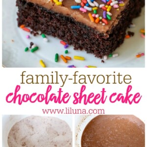 Family-Favorite Chocolate Sheet Cake (+VIDEO)