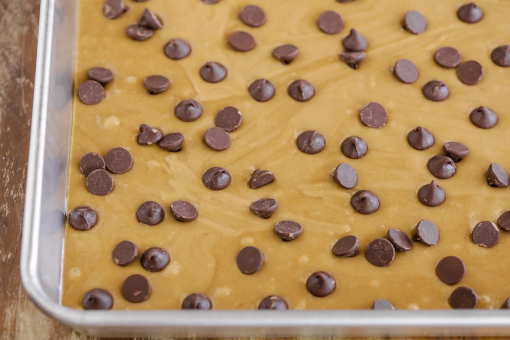 How to make cookie bars process pic