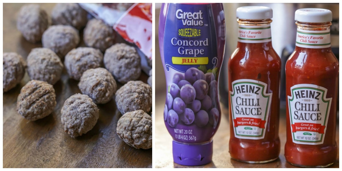 Grape Jelly Meatballs Just 3 Ingredients Lil Luna