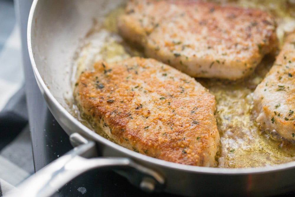 Parmesan Crusted Pork Chops Recipe Video Lil Luna