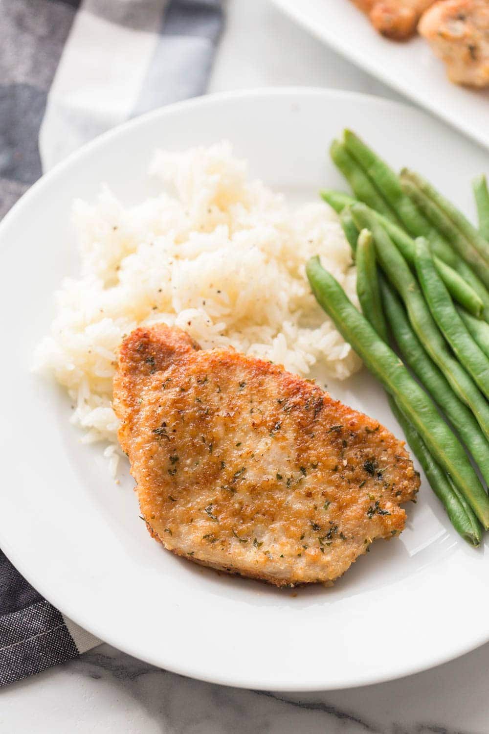 Parmesan Crusted Pork Chops Recipe (+VIDEO) | Lil' Luna