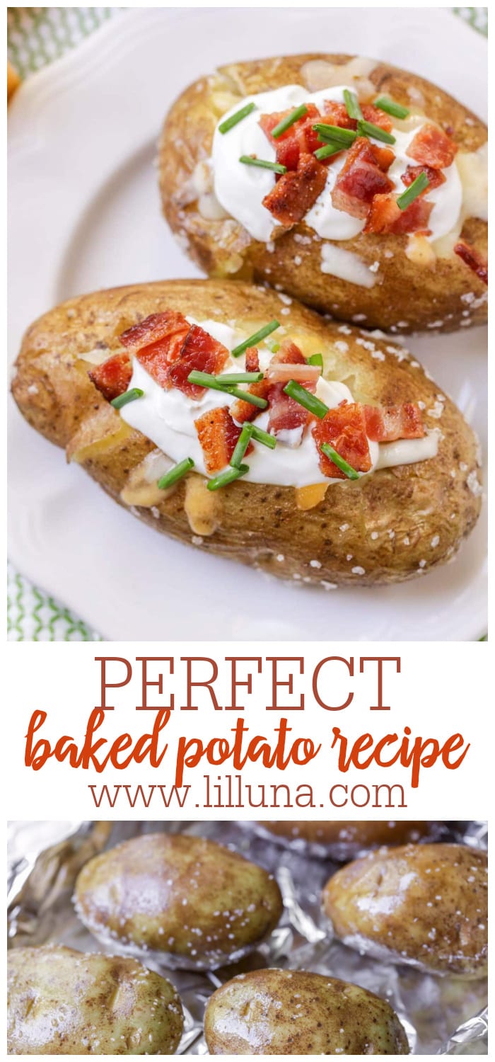 Perfect Baked Potato {Prepped in Minutes!} +VIDEO | Lil' Luna