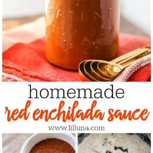 BEST Homemade Red Enchilada Sauce {+VIDEO}