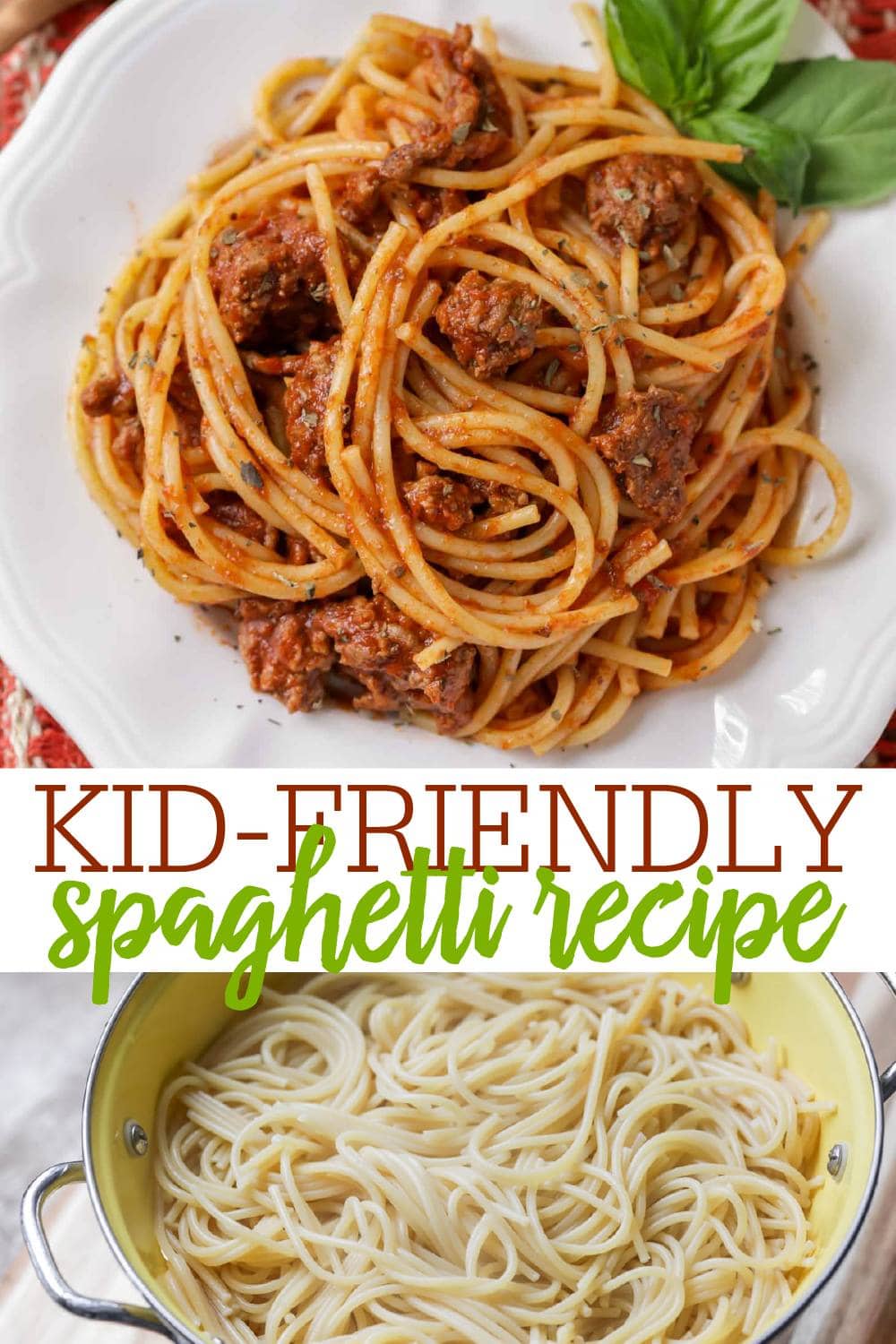 Kid-Friendly Spaghetti Recipe with Homemade Sauce (+VIDEO) | Lil' Luna