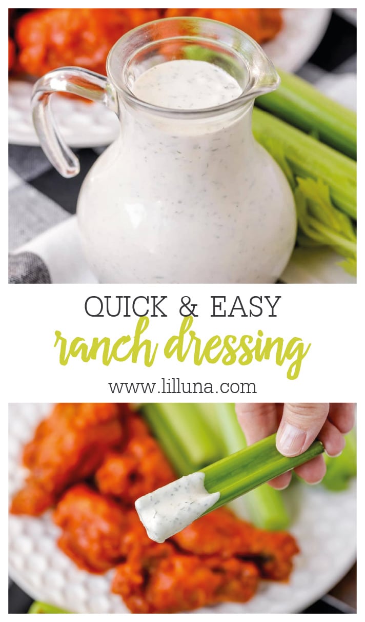 The Best Homemade Ranch Dressing Recipe Lil Luna   Ranch Dressing Collage 3 