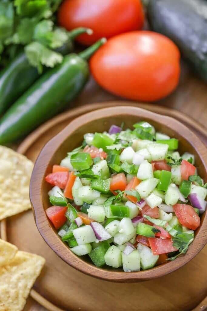 Cucumber Salsa Recipe Fresh Easy Lil Luna 4232