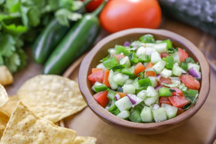 Cucumber Salsa Recipe Fresh Easy Lil Luna 6830