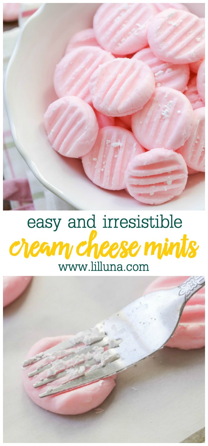 Cream Cheese Mints Recipe Wedding Mints Lil Luna