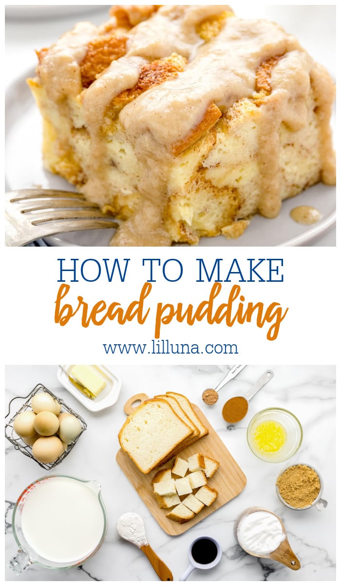 Easy Bread Pudding Recipe Video Lil Luna 1370