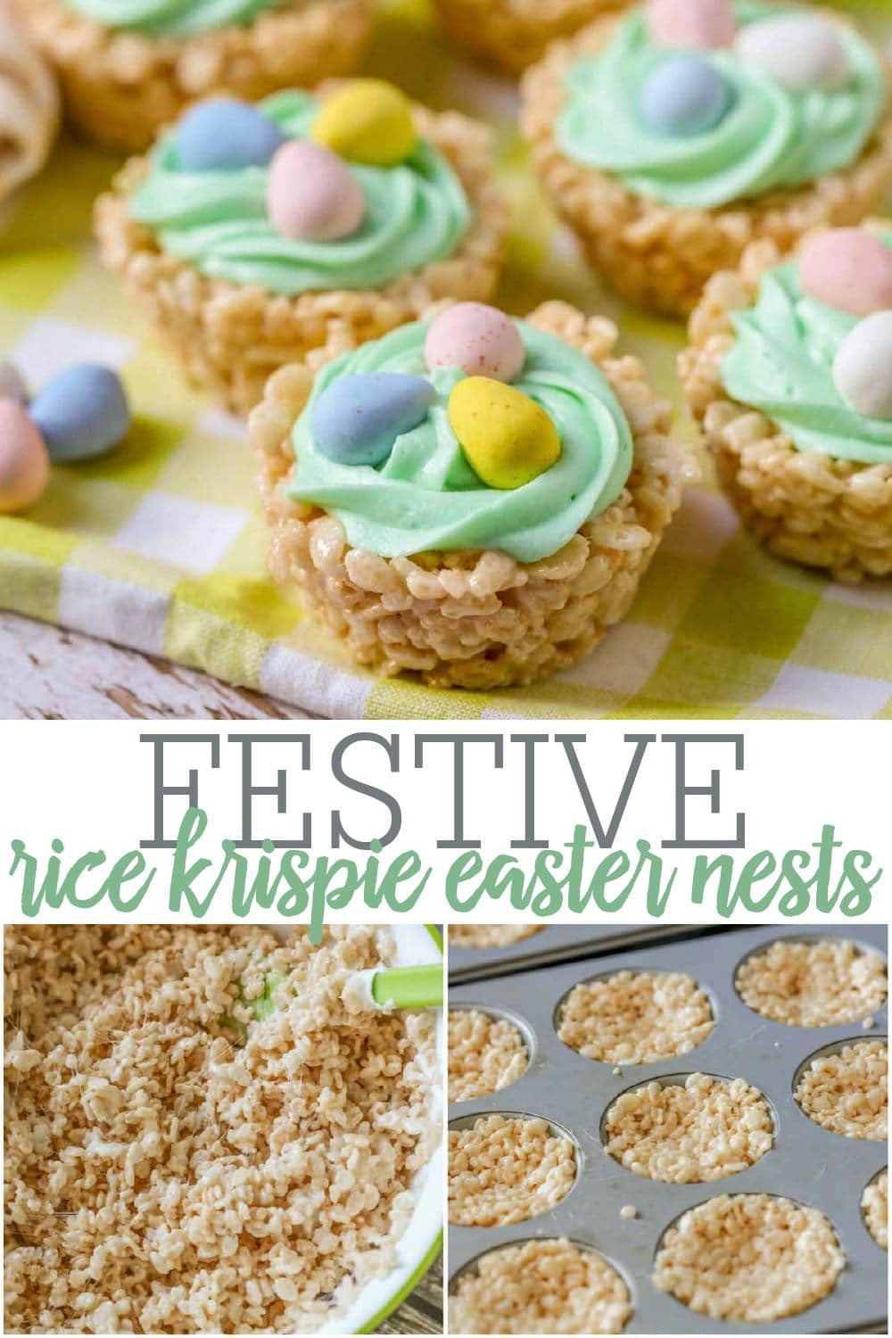 Rice Krispie Easter Nests (+VIDEO) | Lil' Luna