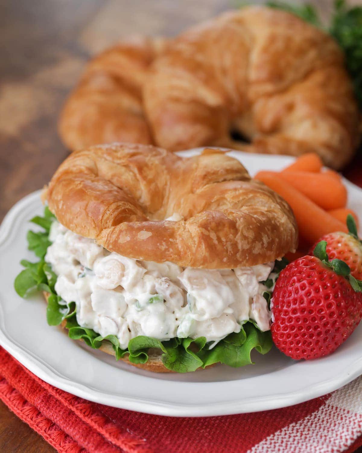 Chicken Salad Croissant Sandwich Recipe