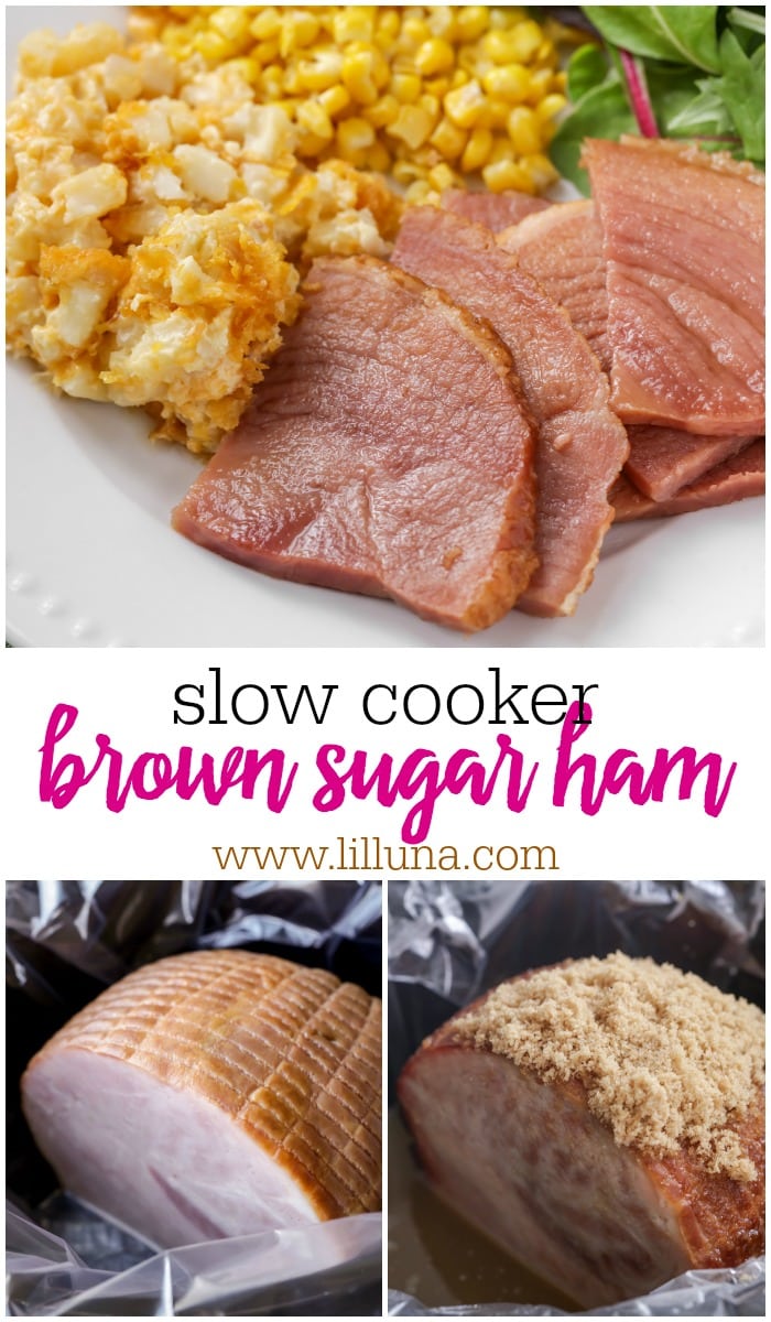 Crockpot Brown Sugar Ham with Delicious Glaze Lil' Luna