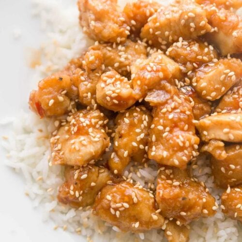 Easy Honey Sesame Chicken Recipe (+VIDEO) | Lil' Luna