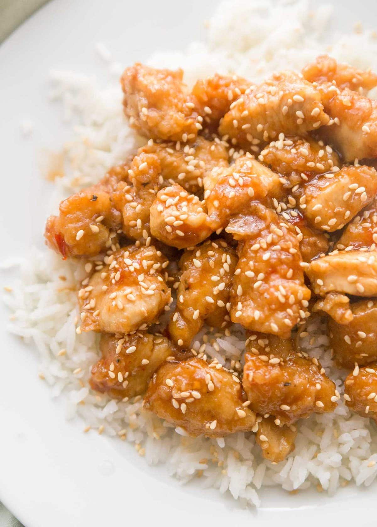 Easy Honey Sesame Chicken Recipe (+VIDEO) | Lil' Luna