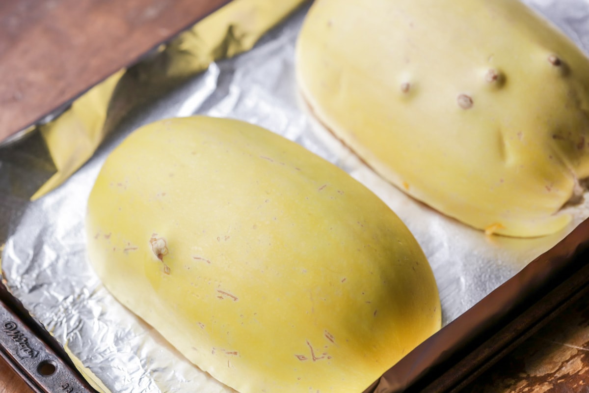 how to bake spaghetti squash