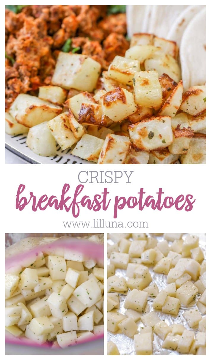 Breakfast Potatoes {Skillet + Oven Directions} | Lil' Luna