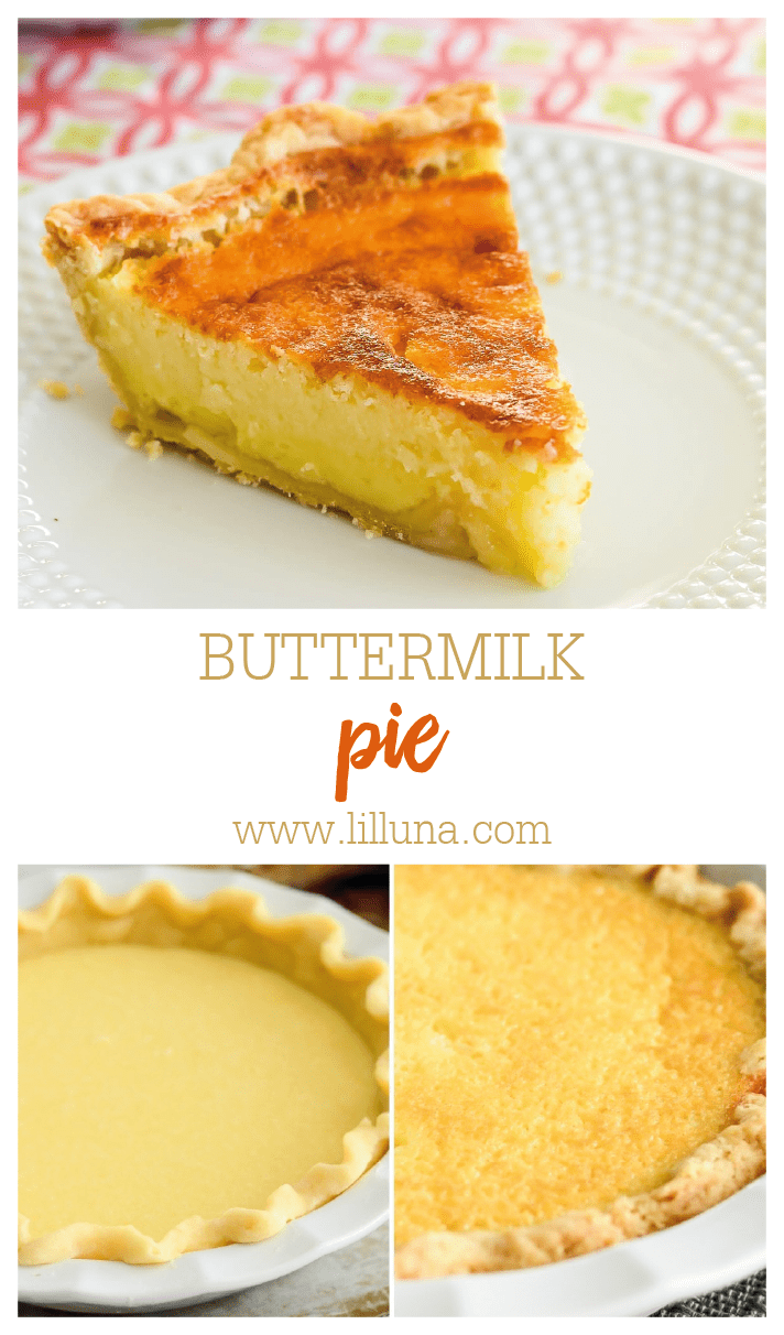 Buttermilk Pie {Easy + Delish Old-Fashioned Pie} | Lil' Luna