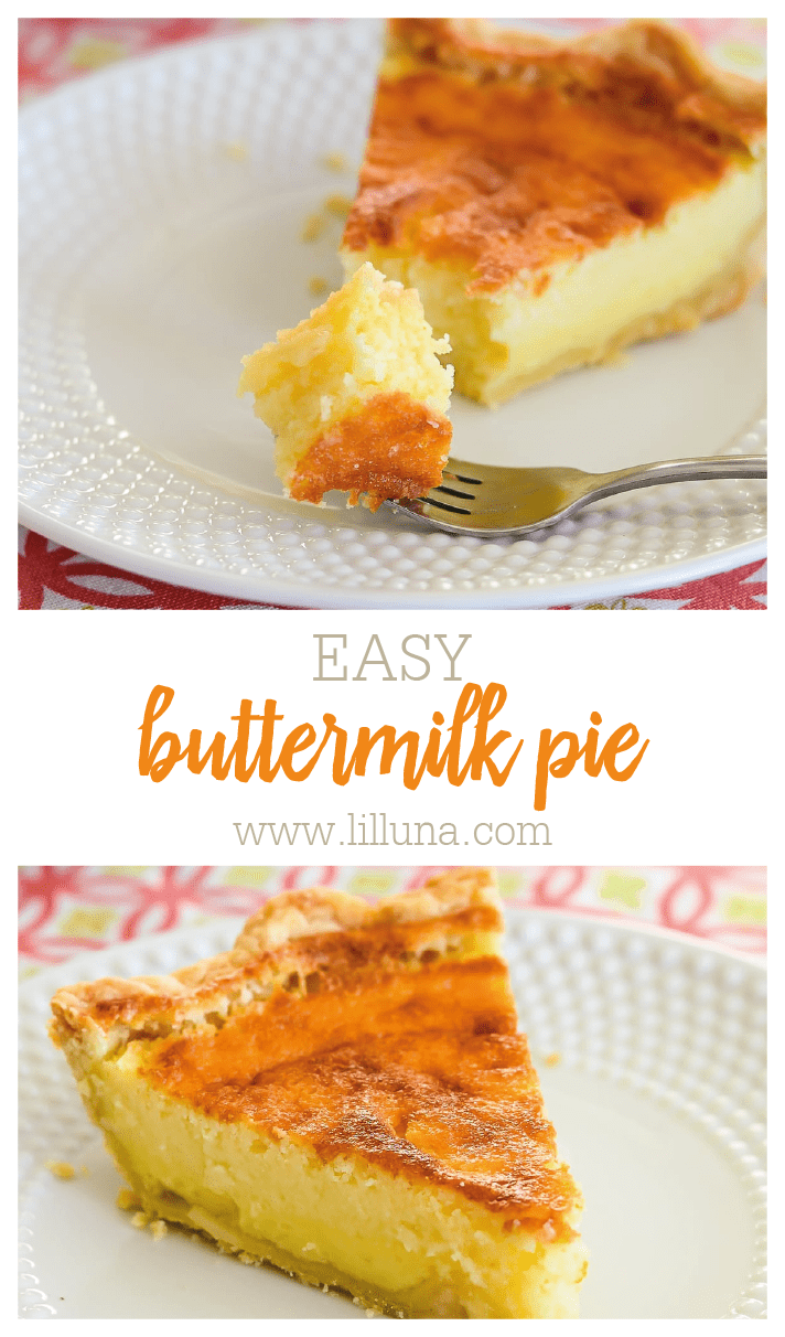 Buttermilk Pie {Easy OldFashioned Pie} +VIDEO Lil' Luna