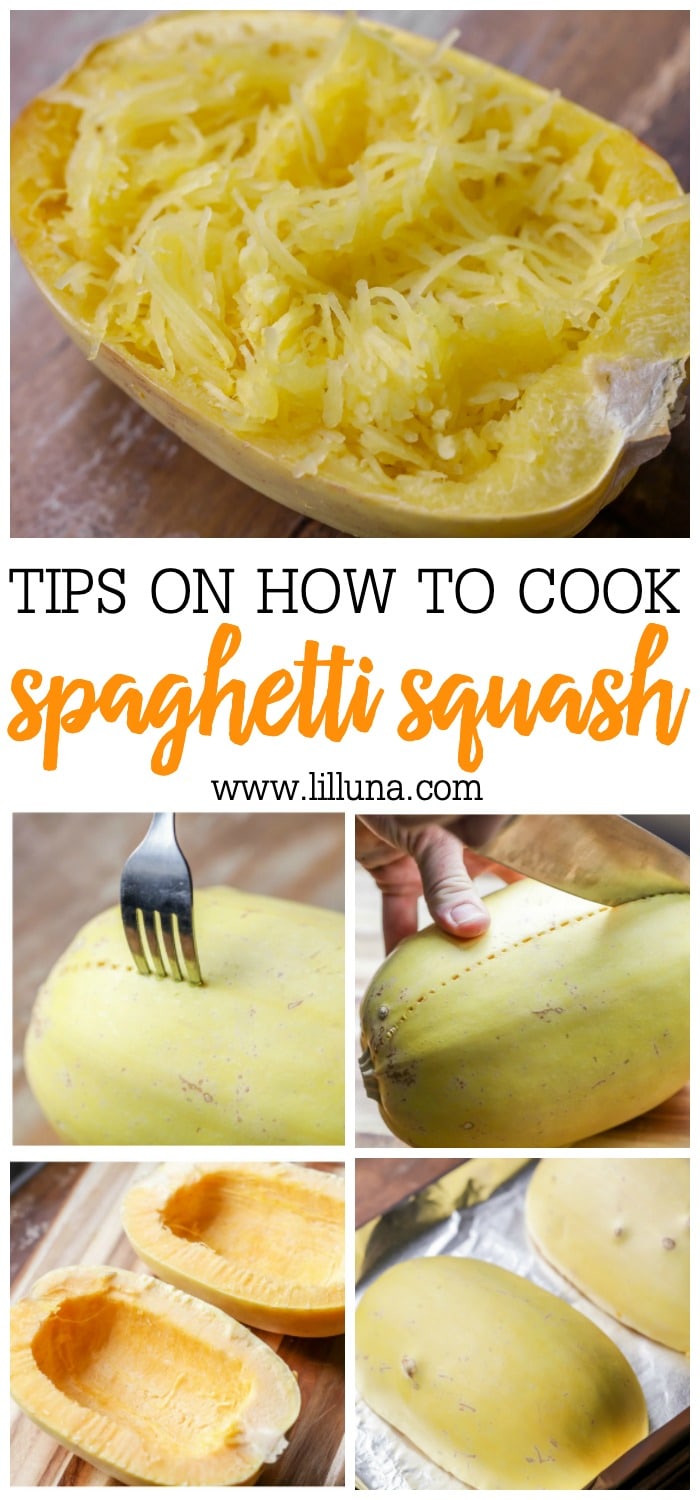 How to Cook Spaghetti Squash {3 WAYS!} | Lil' Luna