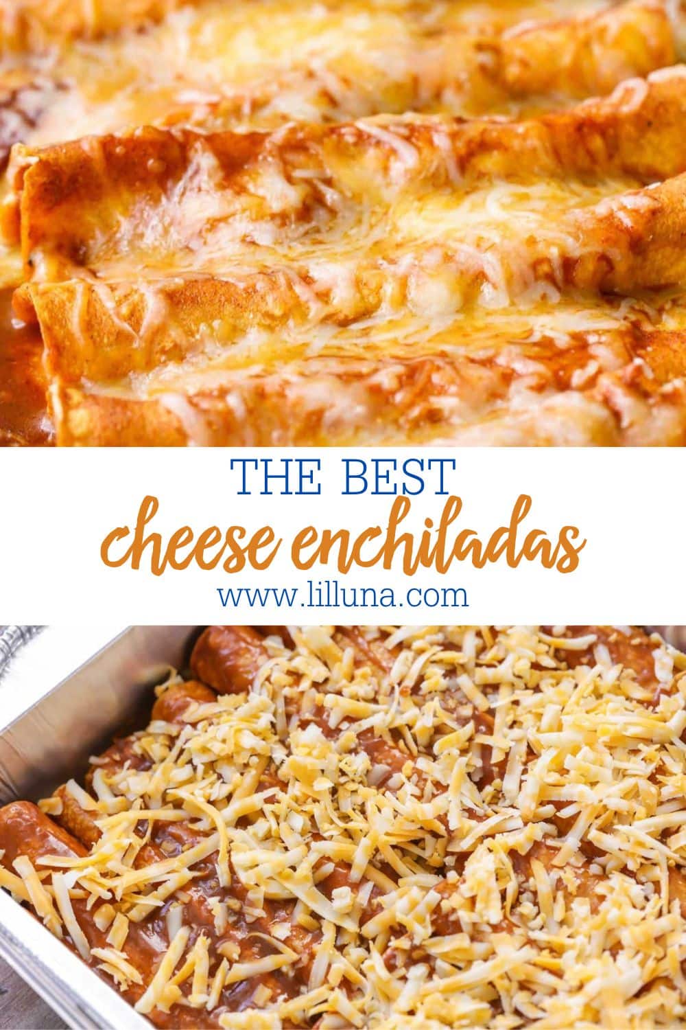 The Best Cheese Enchiladas Lil' Luna