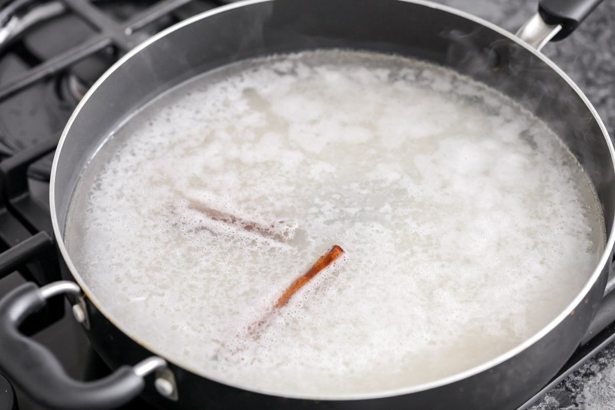 How to make arroz con leche process pic