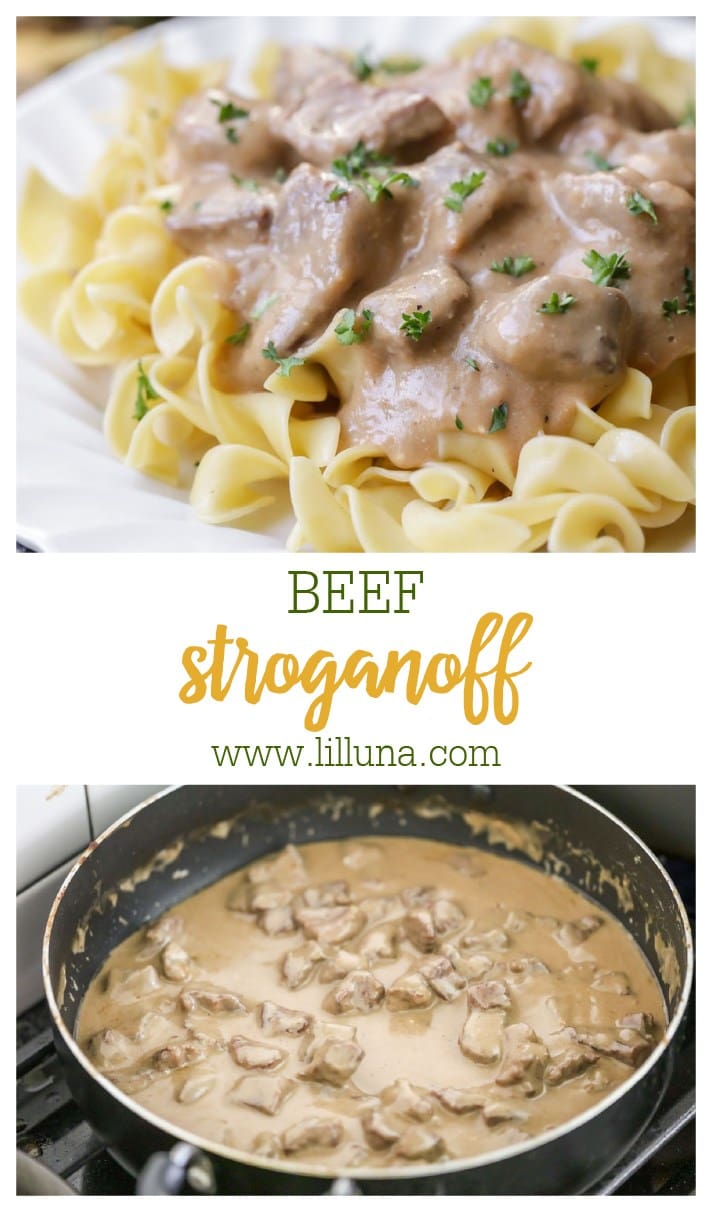 Beef Stroganoff Recipe (+VIDEO) | Lil' Luna