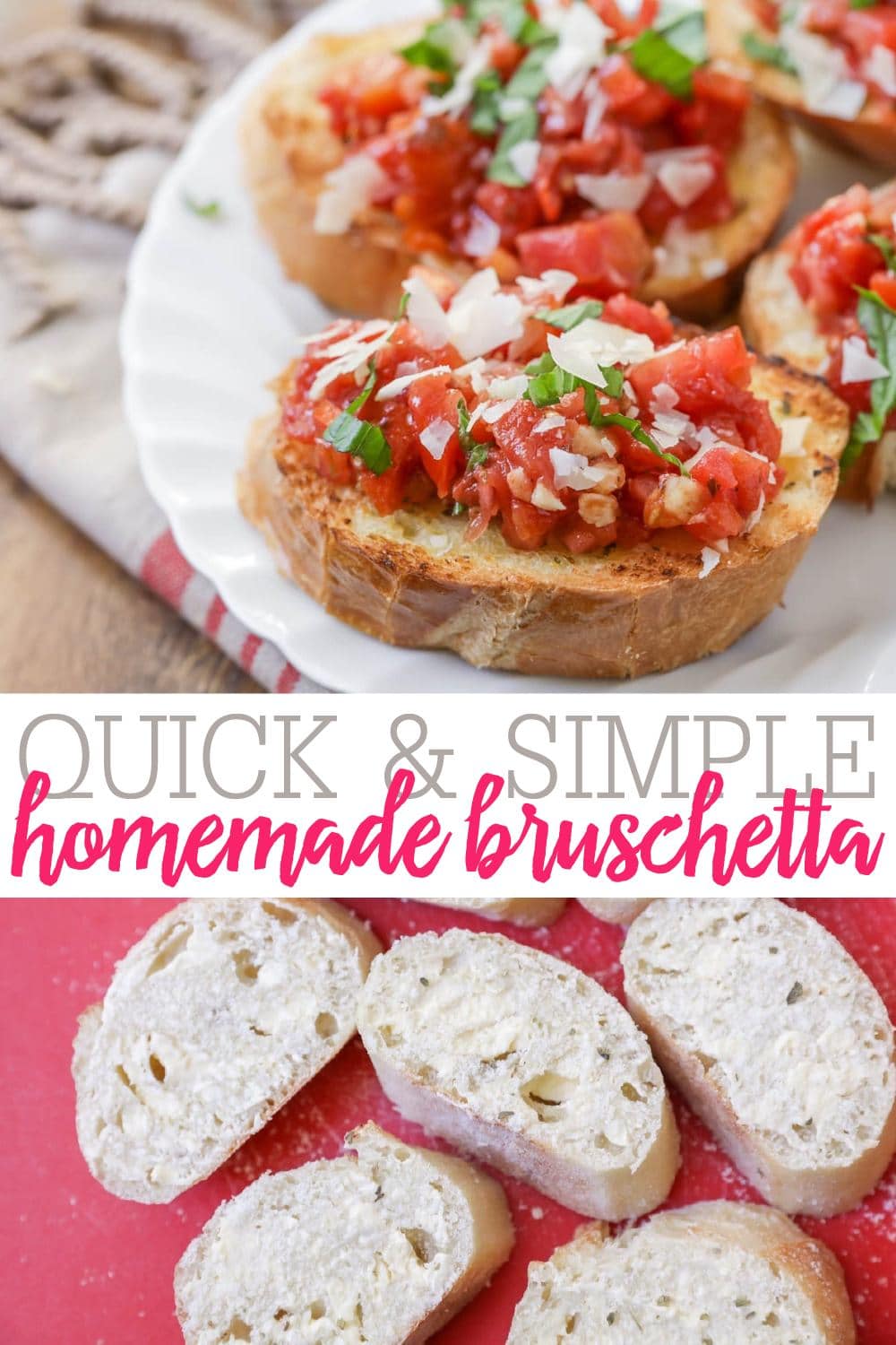 Easy Bruschetta Recipe Just 5 Ingredients Video Lil Luna