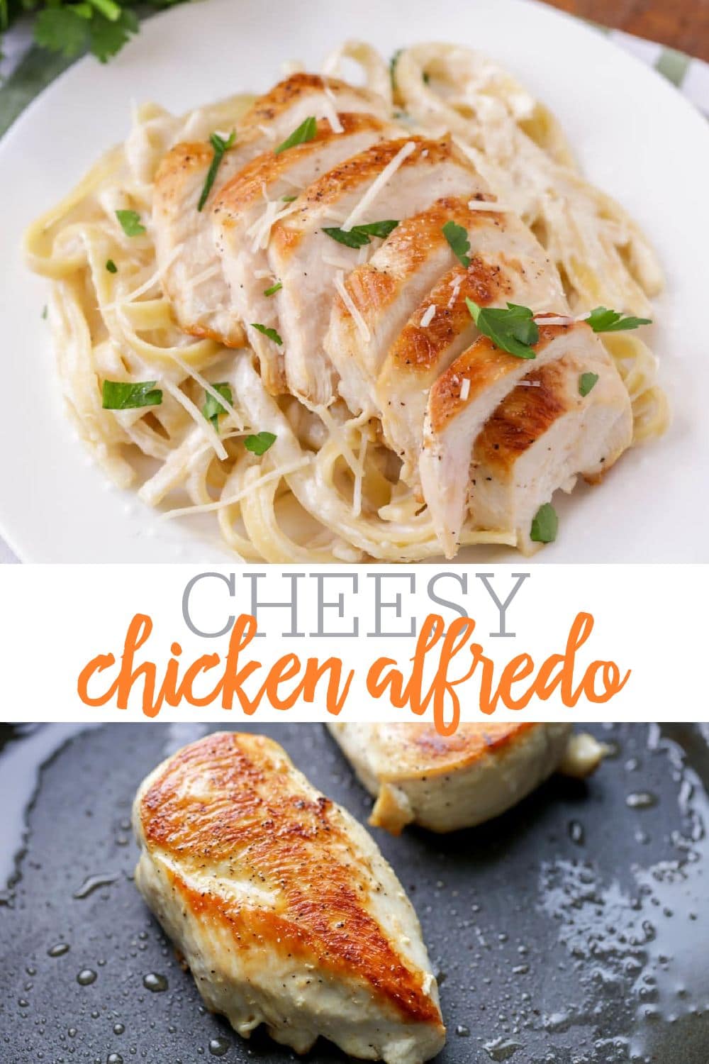 Chicken Alfredo {One Pot Meal! + VIDEO} | Lil' Luna