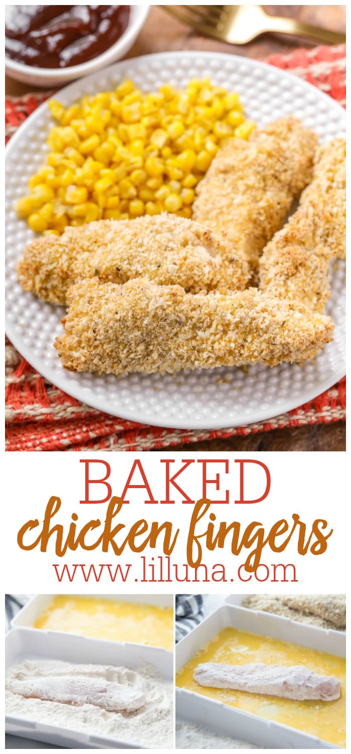 Family-Favorite Baked Chicken Fingers (+VIDEO) | Lil' Luna