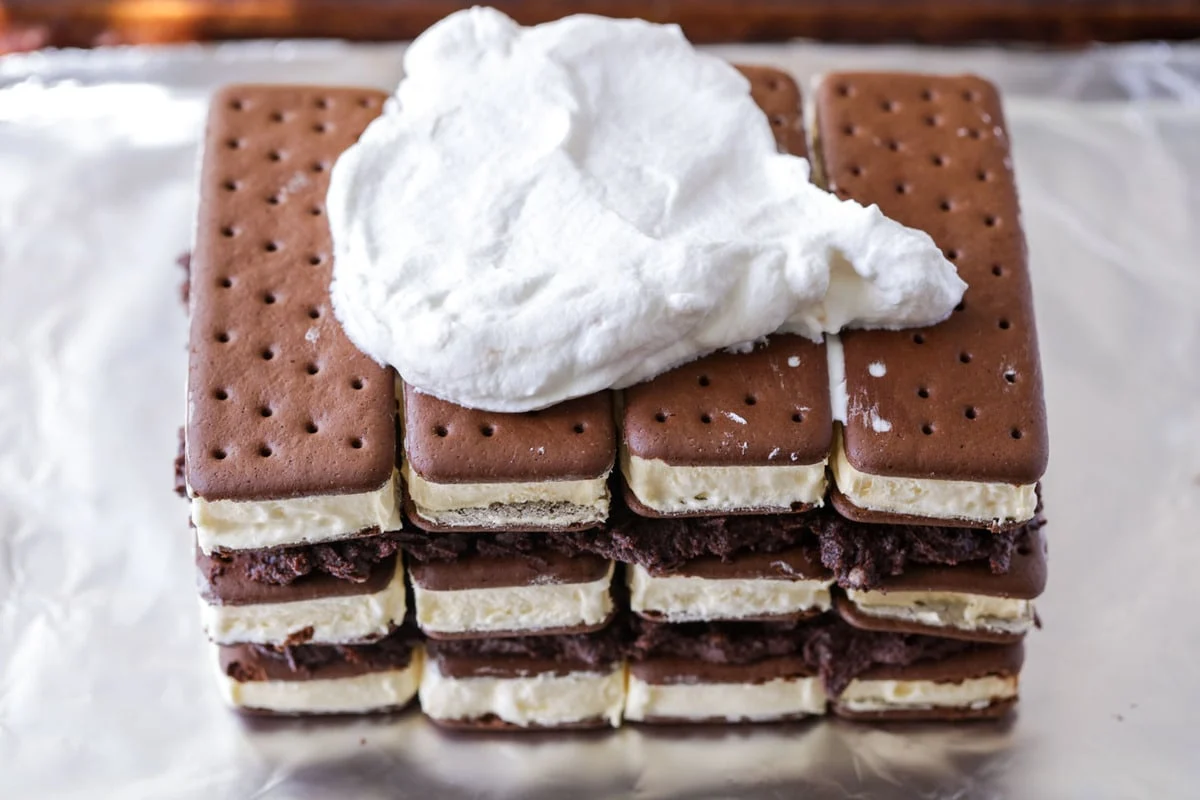 Ice Cream Sandwich Cake Only 10 Minutes To Prep Lil Luna