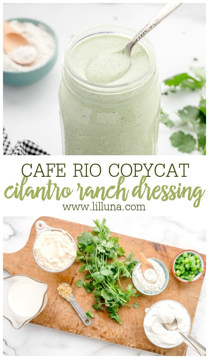 Café Rio Cilantro Ranch Dressing {Copycat Recipe} Lil' Luna