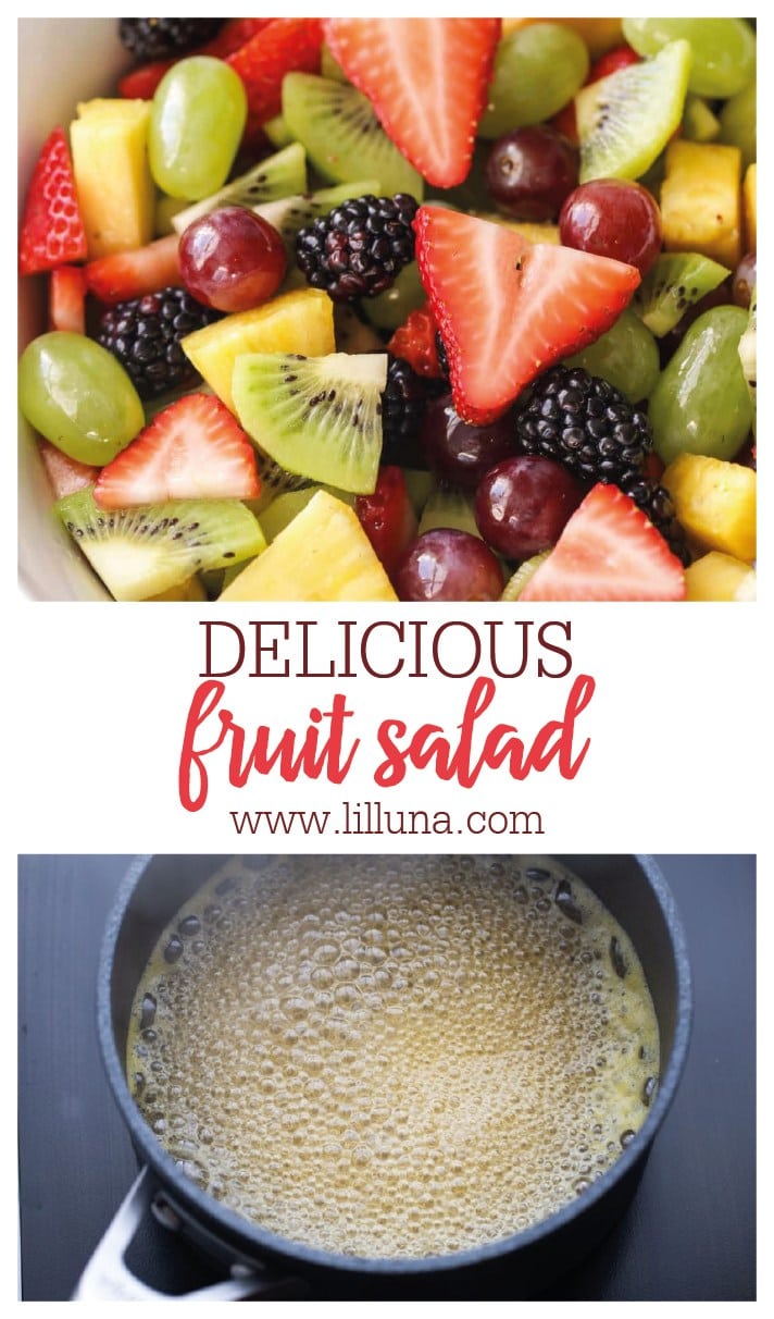 Easy Fruit Salad {with a Delicious Dressing! + VIDEO} | Lil' Luna
