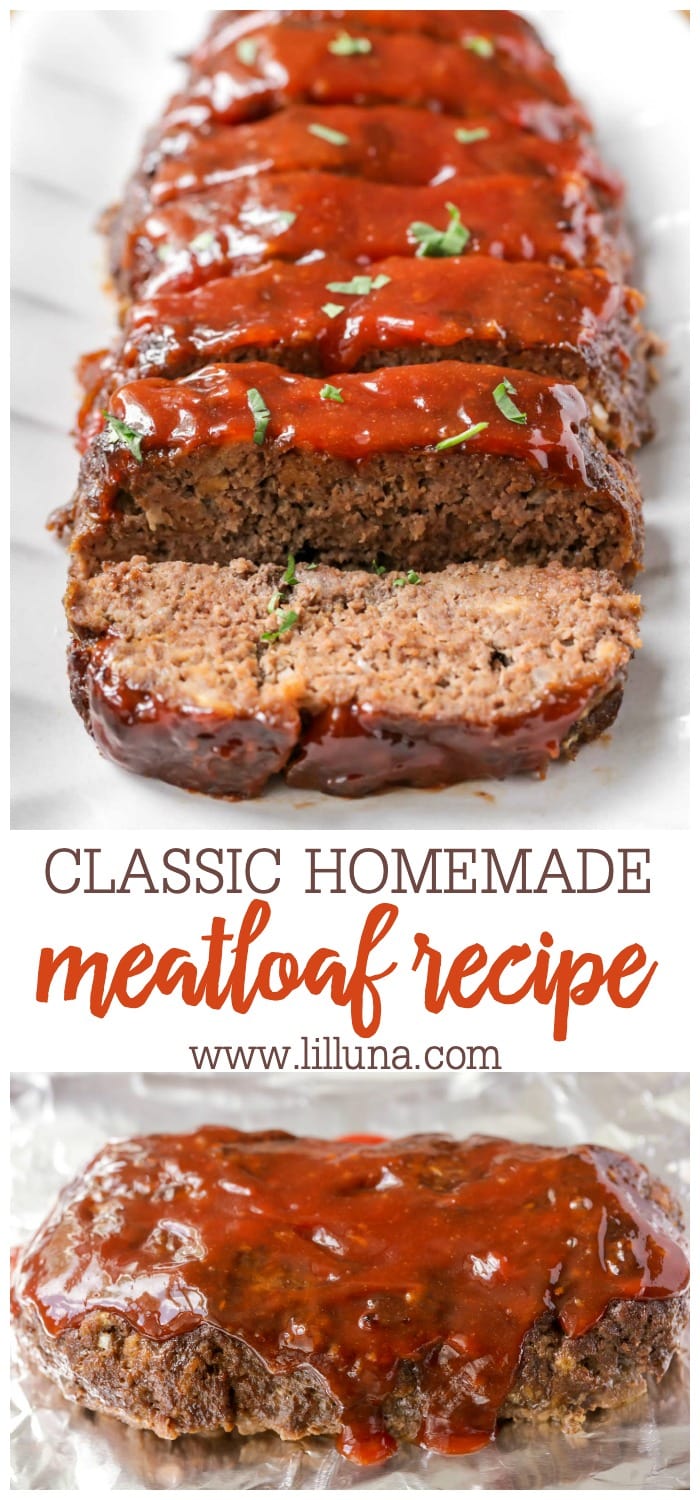 EASY Homemade Meatloaf Recipe Just Like Mom Made! | Lil' Luna
