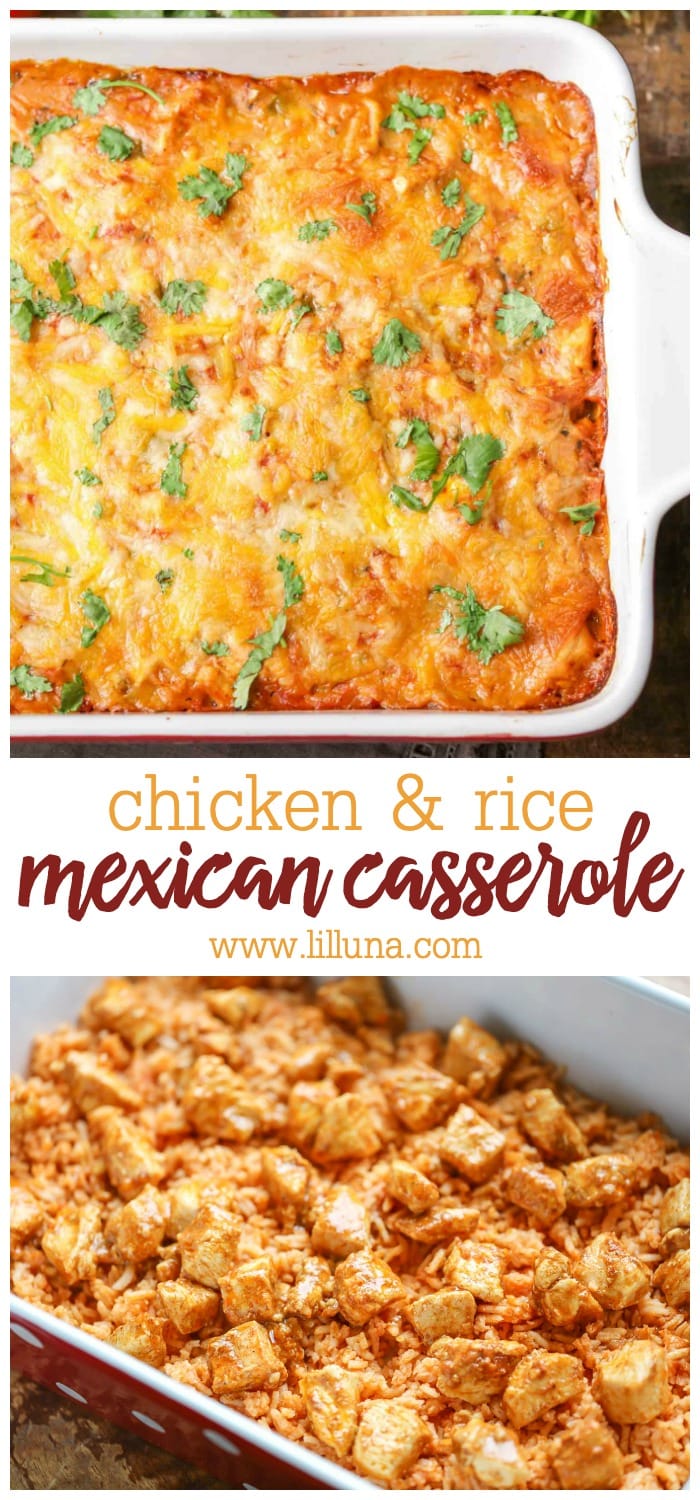 Family-Favorite Mexican Casserole {With Chicken} | Lil' Luna