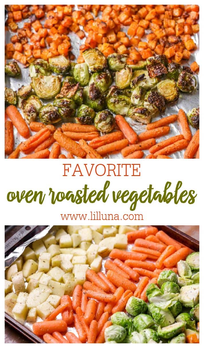 Sheet Pan Oven Roasted Vegetables | Lil' Luna