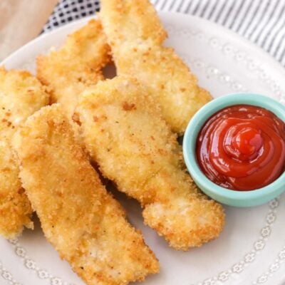 Easy Chicken Tenders Recipe {+VIDEO} | Lil' Luna