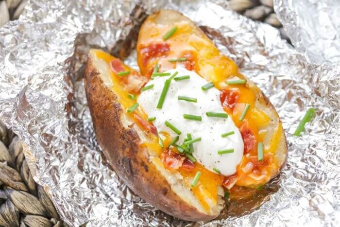 Crock Pot Baked Potatoes 5 Minute Prep! | Lil' Luna