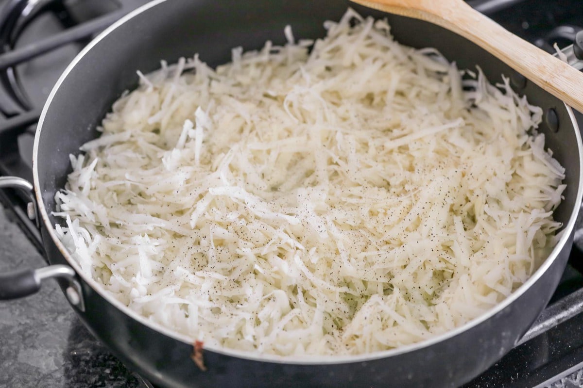 how to cook hash browns in a skillet