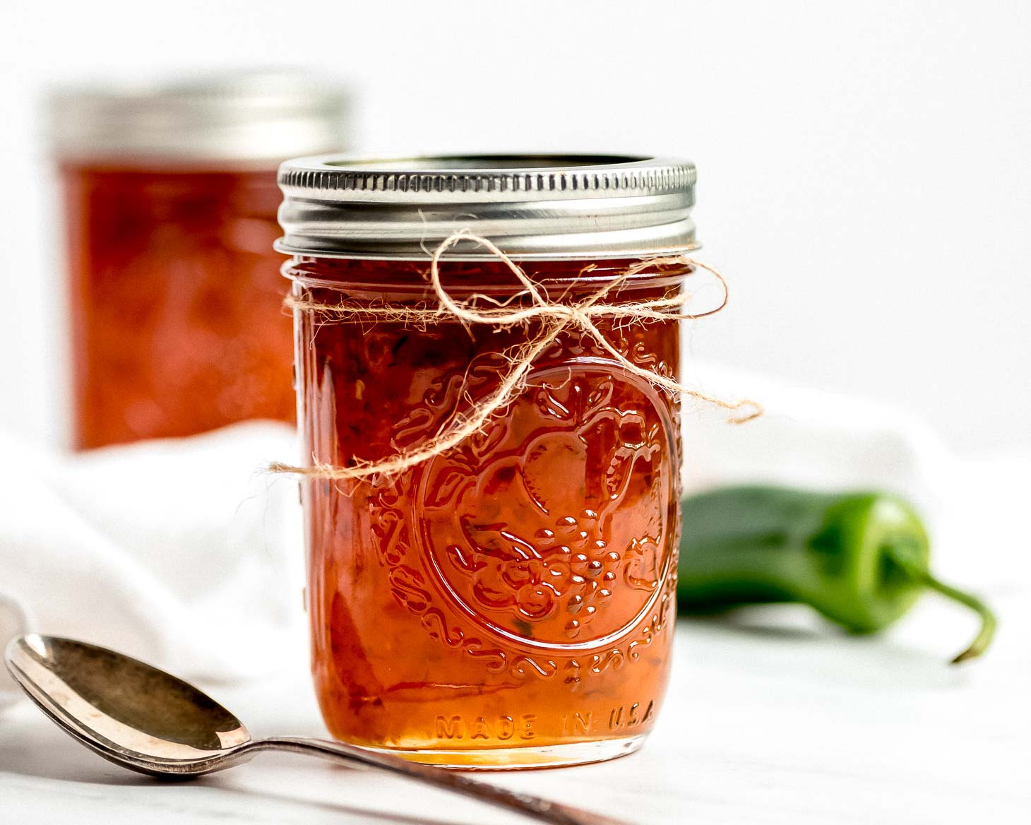 Sweet & Spicy Jalapeno Peach Jam