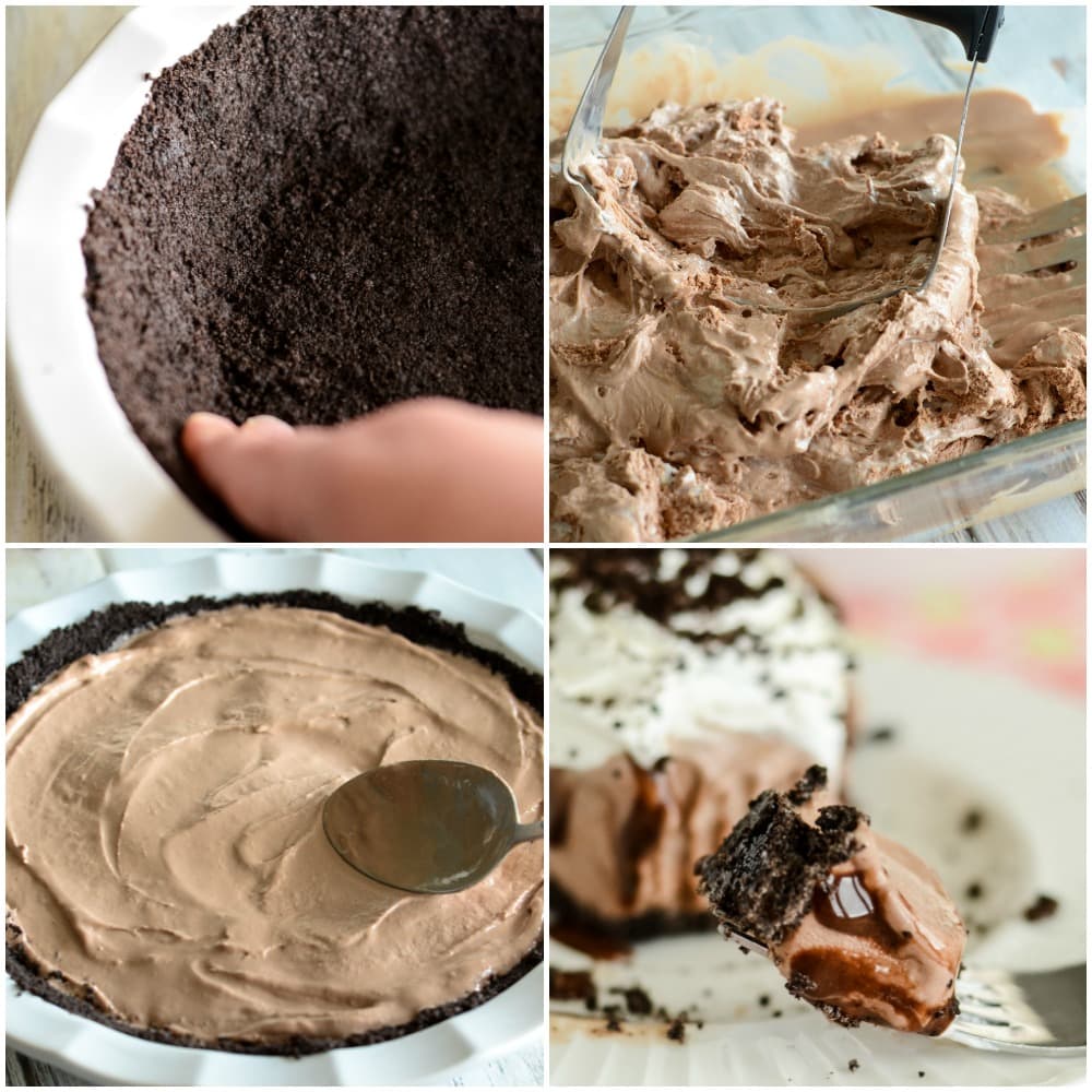 How to make mud pie process pics
