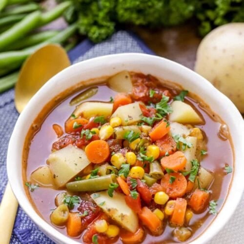 Homemade Vegetable Soup Recipe | Lil' Luna