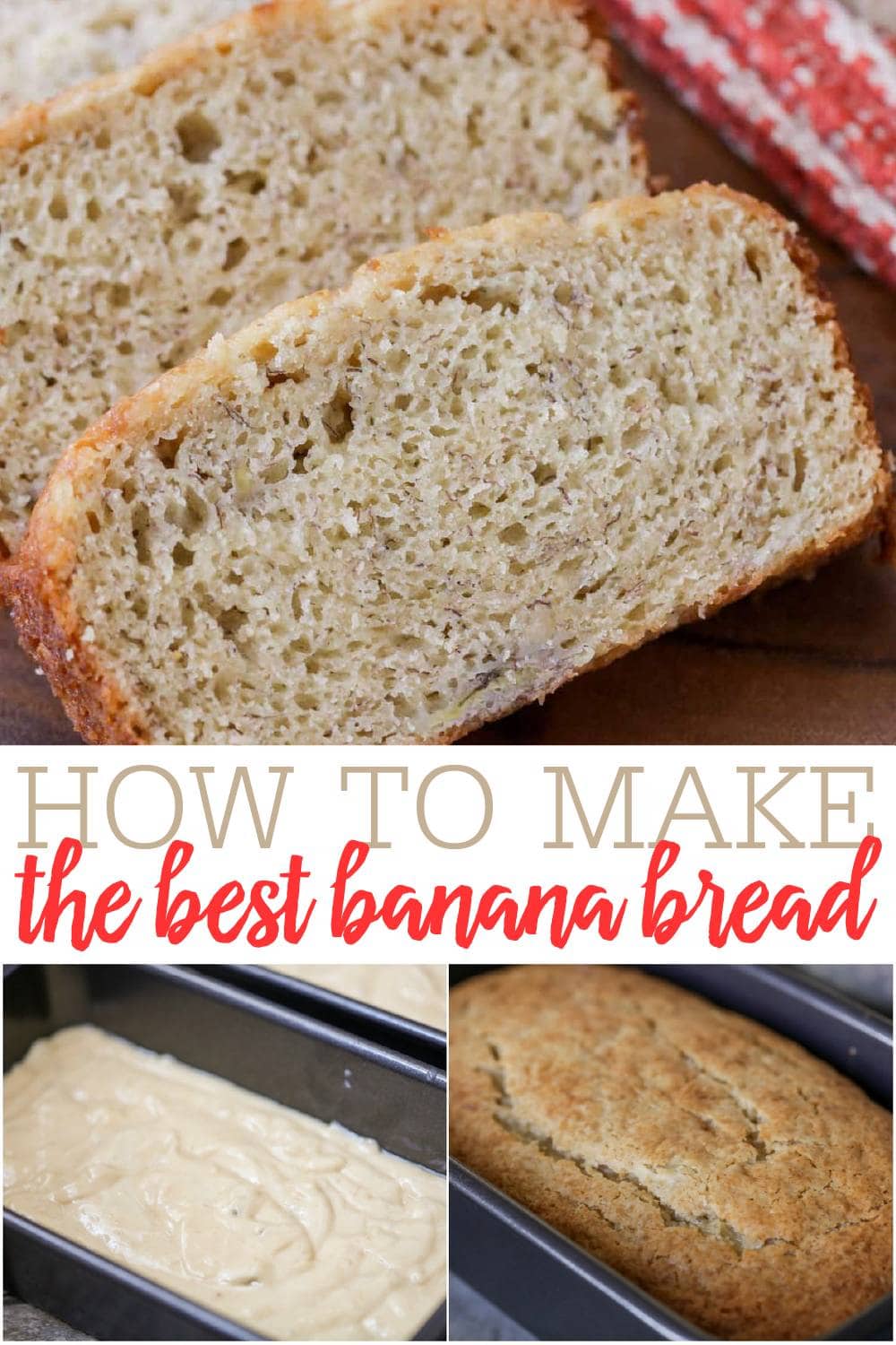 The Best And Easiest Banana Bread Recipe Video Lil Luna